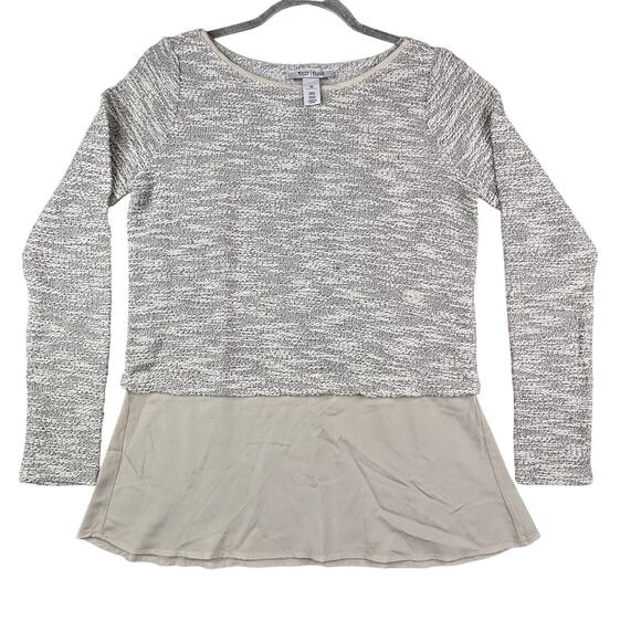 White House Black Market Women's Sweater Size XS Ivory Pullover Tunic - Picture 1 of 6